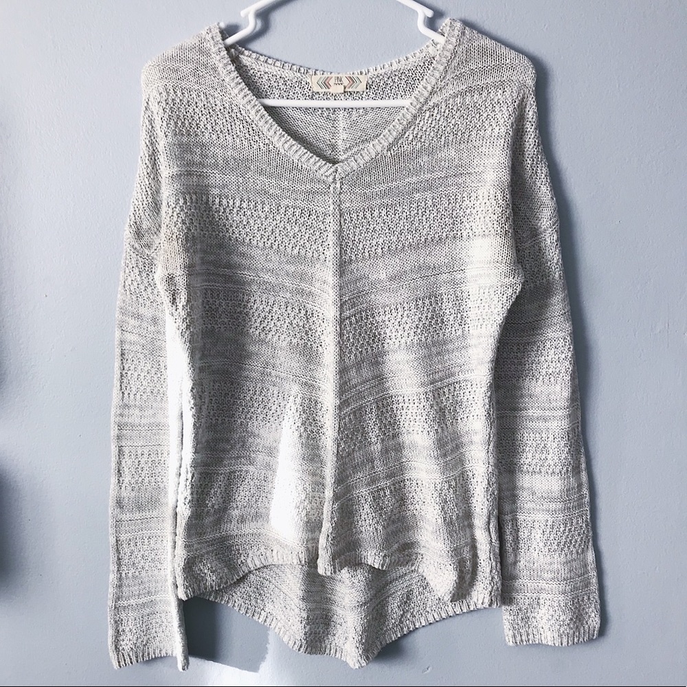 Pink Rose Lightweight V-Neck Knit